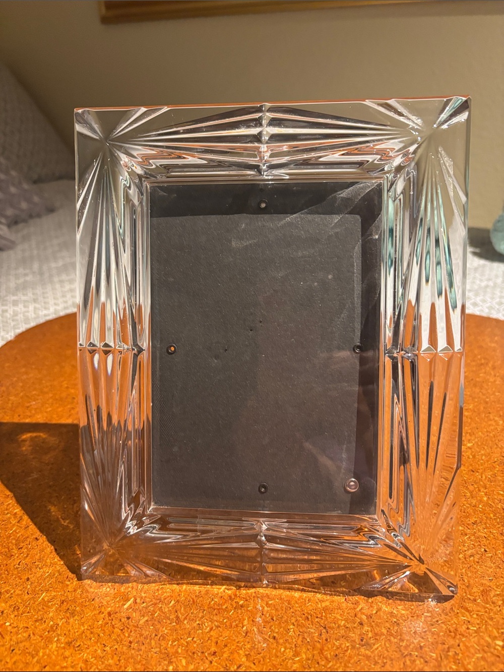 Vintage Mikasa “celebrity” lead crystal picture frame